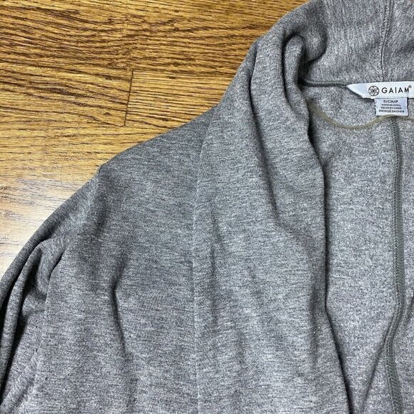 GAIAM Wrap Cardigan Open Longline Sweater Jacket - Picture 4 of 12